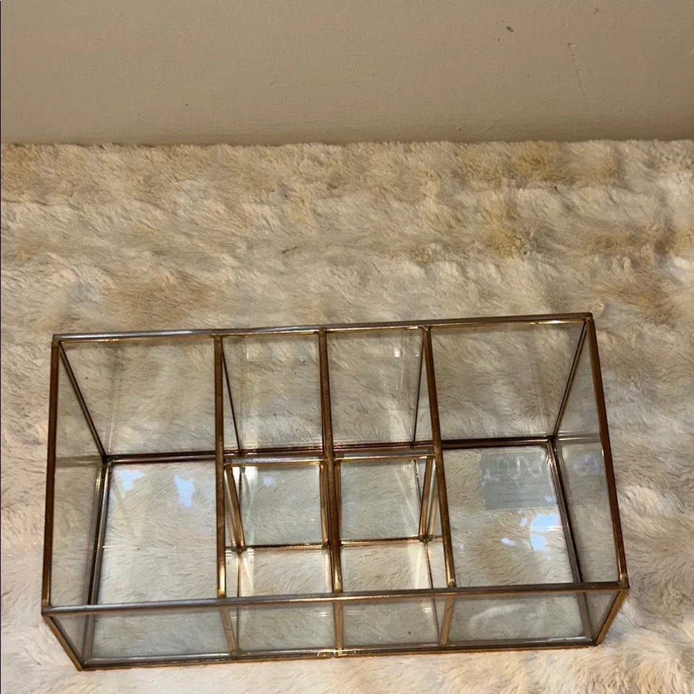 Rose Gold-Tone Vanity Organizer